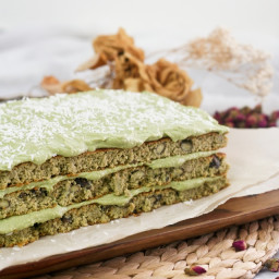 Heavenly Healthy Matcha Green Tea Cake