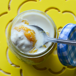 Heavenly Peaches and Cream Overnight Oats