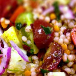 Heirloom Tomato Salad with Pearl Couscous Recipe