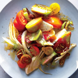 Heirloom Tomato Salad with Pickled Fennel