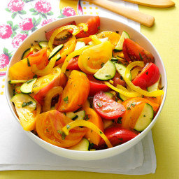 Heirloom Tomato & Zucchini Salad