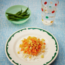 Helen’s red lentil & cauliflower smash with rice
