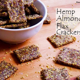 Hemp Almond Flax Crackers