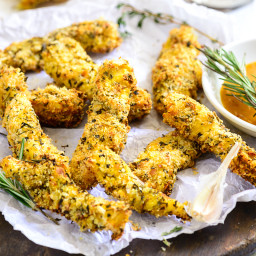 Herb and Garlic Fish Fingers in Air fryer