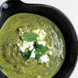 Herb, Chard, and Feta Soup