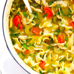 Herb-Loaded Chicken Noodle Soup