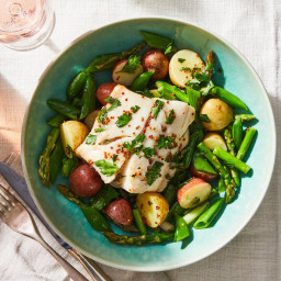 Herb Marinated Sablefish with Spring Vegetables