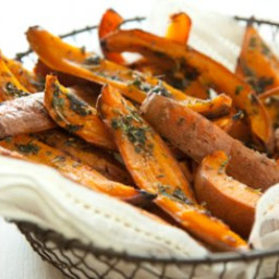 Herb-Roasted Sweet Potato Skins