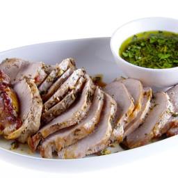 Herb-Roasted Pork Loin with Gremolata