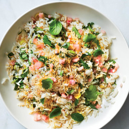 Herb-Scented Rice Salad With Coconut and Lime