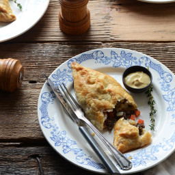 Herbed Beef Pasties with Carrot and Parsnip