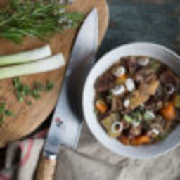 Herbed Beef Stew with Carrots and Celeriac