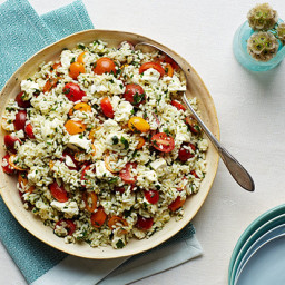 Herbed Rice With Tomatoes and Feta