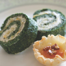 Herbed Spinach and Squash Roulade