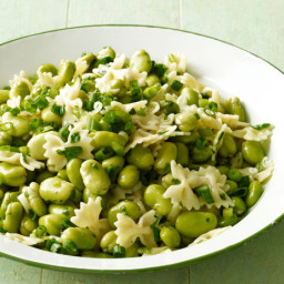 Herbed Fava Beans With Pasta