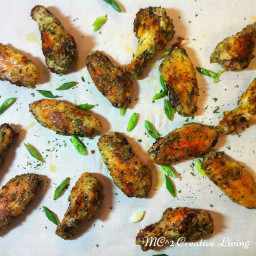 Herbs and Garlic Chicken Wings