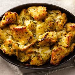 Herby Bread-and-Butter Stuffing for Two