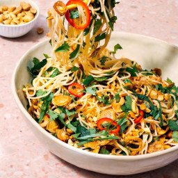 Herby Crunchy Rice Noodle Salad