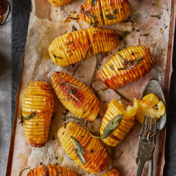 Herby hasselback potatoes