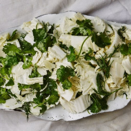 Herby Napa Cabbage Salad with Lime