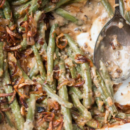 Heritage Green Bean Casserole with Crispy Shallots