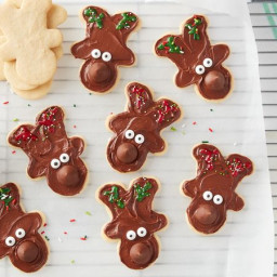 Hershey's™ Kisses™ Reindeer Sugar Cookies