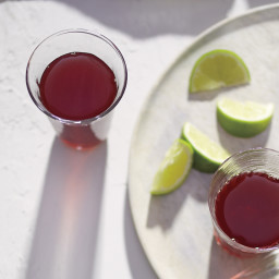 Hibiscus Tea with Lime