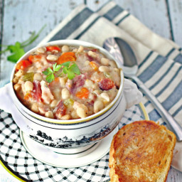 Hickory Ham and Navy Bean Soup