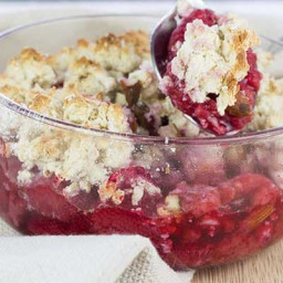 High Protein Berry Crumble