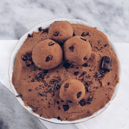 High protein chocolate cookie dough