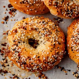 High Protein Cottage Cheese Bagels (Oven or Air Fryer)