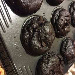 High Protein Double Chocolate Muffins
