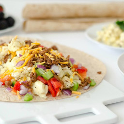 High Protein Epic Breakfast Burrito Recipe