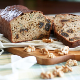 High Protein Whole Grain Date and Walnut Bread