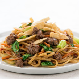 Hoisin Beef and Noodles with Carrots and Bok Choyready in 15 minutes