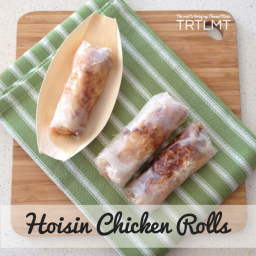 Hoisin Chicken Rolls