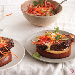 Hoisin-Glazed Meatloaf Sandwiches