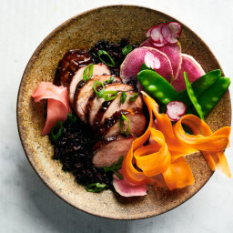 Hoisin-Glazed Pork Bowl With Vegetables