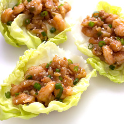 Hoisin Shrimp Lettuce Wraps recipe