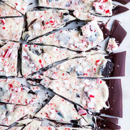 Holiday Double Chocolate Peppermint Bark