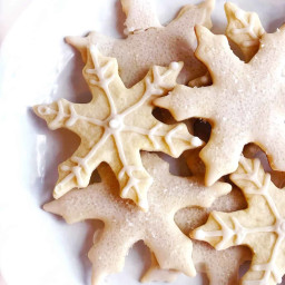 Holiday Snowflake Cookies