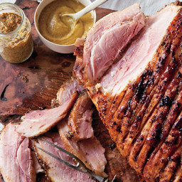 Holiday Ham with Riesling and Mustard