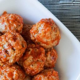 Buffalo Chicken and Quinoa Meatballs