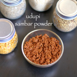 udupi style sambar powder recipe | sambar powder recipe