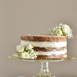 Naked Banana Cake with Cream Cheese Frosting