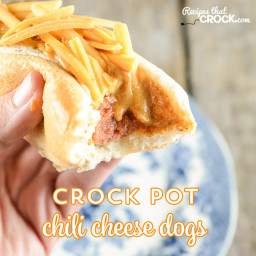 Crock Pot Chili Cheese Dog