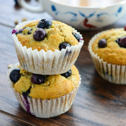 Blueberry Granola Breakfast Muffins