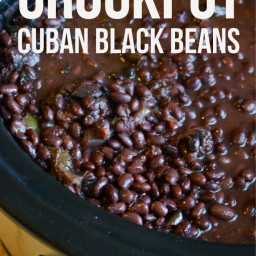 Crockpot Cuban Black Beans