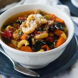 Chickpea and Kale Minestrone Soup