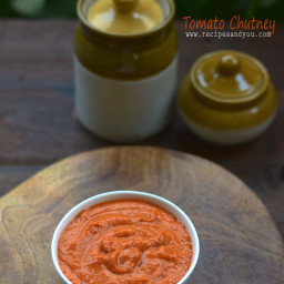 Tomato Onion Chutney/ Dosa-Idli Chutney-Restaurant style